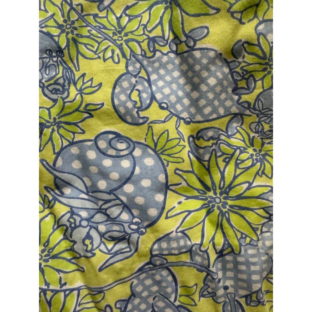 Vintage White label Lilly Pulitzer “Seafood Salad” dress sz 2 Polkadot Lobster